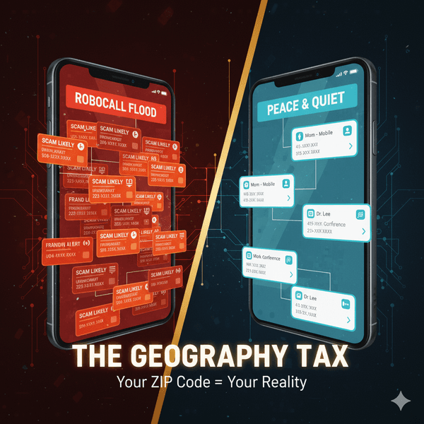 The Robocall Geography Tax: Why Your ZIP Code Determines Your Spam Reality